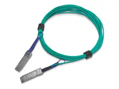 NVIDIA - Fibre Channel-kabel - QSFP (hann) 5 m - aktiv