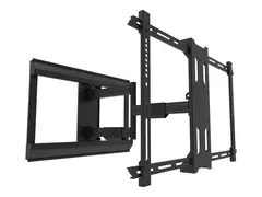 Multibrackets M Universal Flexarm Pro Single HD Offset Monteringssett (veggmontering) - full bevegelse dobbelarm - for LCD-skjerm - aluminium, solid stål - svart - skjermstørrelse: 40"-75"
