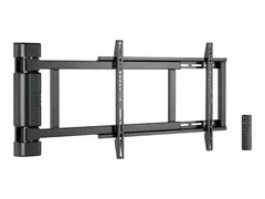Multibrackets M Motorized Swing Mount X-Large (RF) Monteringssett (svingarm) - for LCD-TV - svart - skjermstørrelse: 43"-75" - veggmonterbar