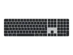 Apple Magic Keyboard with Touch ID and Numeric Keypad Tastatur - Bluetooth, USB-C - QWERTY - Internasjonal engelsk / kanadisk fransk - svarte nøkler