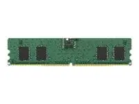 Kingston - DDR5 - sett - 16 GB: 2 x 8 GB DIMM 288-pin - 4800 MHz / PC5-38400 - CL40 - 1.1 V - ikke-bufret - ikke-ECC - for Dell OptiPlex 7000; Lenovo ThinkCentre M80s Gen 3; M80t Gen 3; M90s Gen 3; M90t Gen 3