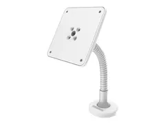 Compulocks Cling Flex Arm Universal Tablet Counter Top Kiosk White Brakett - justerbar arm - for nettbrett - hvit - veggmonterbar