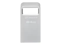 Kingston DataTraveler Micro - USB-flashstasjon 64 GB - USB 3.2 Gen 1