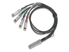 NVIDIA - 100GBase-CU to 25GBase-CU direct attach splitter cable QSFP28 (hann) til SFP28 (hann) - 2 m - 4.5 mm - halogenfri, passiv