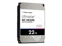 WD Ultrastar DC HC570 - Harddisk - 22 TB intern - 3.5" - SATA 6Gb/s - 7200 rpm - buffer: 512 MB - for Intel Next Unit of Computing 13 Extreme Kit - NUC13RNGi7