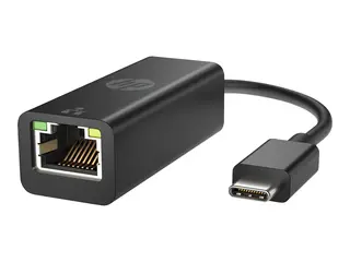 HP USB-C to RJ45 Adapter G2 - Nettverksadapter USB-C - Gigabit Ethernet x 1 - for Victus by HP Laptop 15, 16; Fortis 11 G9; Laptop 14, 15, 17; Pavilion x360 Laptop