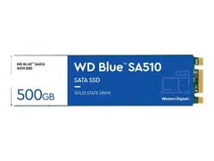 WD Blue SA510 WDS500G3B0B - SSD 500 GB - intern - M.2 2280 - SATA 6Gb/s - blå