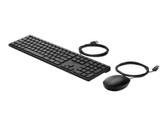 HP Desktop 320MK - Tastatur- og mussett - Pan Nordic for HP 34; Elite Mobile Thin Client mt645 G7; EliteBook 830 G6