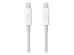 Apple - Thunderbolt-kabel - Mini DisplayPort (hann) til Mini DisplayPort (hann) 2 m - hvit