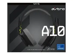 ASTRO Gaming A10 Gen 2 - Hodesett full størrelse - kablet - 3,5 mm jakk - svart