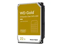 WD Gold WD221KRYZ - Harddisk - Enterprise 22 TB - intern - 3.5" - SATA 6Gb/s - 7200 rpm - buffer: 512 MB