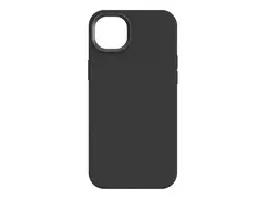 KEY - Baksidedeksel for mobiltelefon - antibakteriell MagSafe-samsvar - væskesilikon, hard polykarbonat - svart - 6.7" - for Apple iPhone 14 Plus (6.7 tommer)