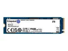 Kingston NV2 - SSD - 2 TB - intern - M.2 2280 PCIe 4.0 x4 (NVMe) - for Intel Next Unit of Computing 12 Pro Kit - NUC12WSKi5