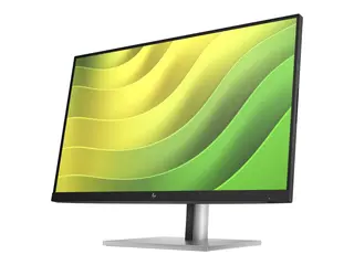 HP E24q G5 PVC Free - E-Series - LED-skjerm 23.8" - 2560 x 1440 QHD @ 75 Hz - IPS - 300 cd/m² - 1000:1 - 5 ms - HDMI, DisplayPort - svart, svart og sølv (stativ)