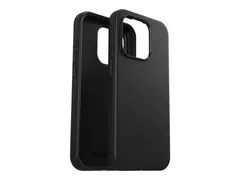 OtterBox Symmetry Series - Baksidedeksel for mobiltelefon MagSafe-samsvar - svart - for Apple iPhone 15 Pro