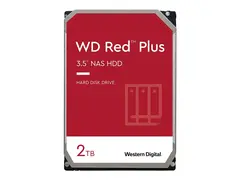 WD Red WD20EFPX - Harddisk - 2 TB intern - 3.5" - SATA 6Gb/s - 5400 rpm - buffer: 64 MB