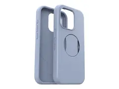 OtterBox OtterGrip Symmetry Series Baksidedeksel for mobiltelefon - MagSafe-samsvar - polykarbonat, syntetisk gummi - you do blue (blue) - for Apple iPhone 15 Pro
