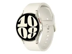 Samsung Galaxy Watch6 - 40 mm - smartklokke med sportsbånd krem - båndbredde: S/M - display 1.3" - 16 GB - LTE, NFC, Wi-Fi, Bluetooth - 4G - 28.7 g - gull