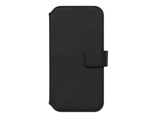 KEY Unstad - Lommebok for mobiltelefon MagSafe-samsvar - stoff, PU Nappa-lær, 100 % resirkulert termoplastisk polyuretan (TPU) - svart - for Apple iPhone 14 Plus