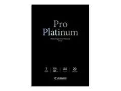 Canon Photo Paper Pro Platinum - A4 (210 x 297 mm) 300 g/m² - 20 ark fotopapir - for PIXMA iP3600, MP240, MP480, MP620, MP980
