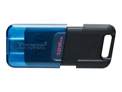 Kingston DataTraveler 80 M - USB-flashstasjon 128 GB - USB-C 3.2 Gen 1