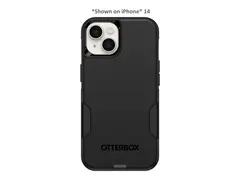 OtterBox Commuter Series - Baksidedeksel for mobiltelefon MagSafe-samsvar - polykarbonat, syntetisk gummi - svart - for Apple iPhone 15 Pro