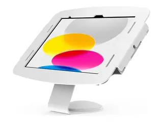 Compulocks Space Core iPad mini 8.3" Space Enclosure Core Counter Stand or Wall Mount Monteringssett (stativ) - 45° synsvinkel - for nettbrett - låsbar - aluminium, stål - hvit - skjermstørrelse: 8.3" - monteringsgrensesnitt: 100 x 100 mm - veggmonterbar, skranke - for Apple iPad mini (8.3 tommer)