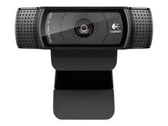 Logitech HD Pro Webcam C920 - Nettkamera farge - 1920 x 1080 - lyd - USB 2.0 - H.264
