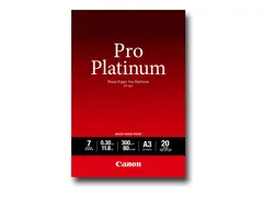 Canon Photo Paper Pro Platinum - A3 (297 x 420 mm) 300 g/m² - 20 ark fotopapir - for PIXMA Pro9000, Pro9500