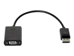 HP - VGA-adapter - DisplayPort (hann) til HD-15 (VGA) (hunn) 20 cm