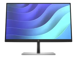 HP E22 G5 - E-Series - LED-skjerm 21.5" - 1920 x 1080 Full HD (1080p) @ 75 Hz - IPS - 250 cd/m² - 1000:1 - 5 ms - HDMI, DisplayPort, USB - svart, svart og sølv (stativ)