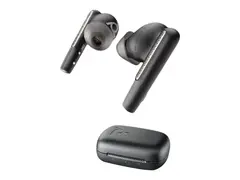 Poly Voyager Free 60 UC M - True wireless-hodetelefoner med mikrofon i øret - Bluetooth - aktiv støydemping - karbon sort - Certified for Microsoft Teams