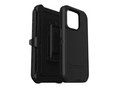 OtterBox Defender Series - Beskyttelsesboks for mobiltelefon robust - MagSafe-samsvar - polykarbonat, syntetisk gummi - svart - for Apple iPhone 15 Pro