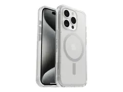 OtterBox Symmetry Series - Baksidedeksel for mobiltelefon for MagSafe - polykarbonat, syntetisk gummi - blank - for Apple iPhone 15 Pro