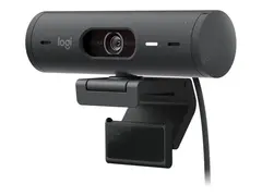 Logitech BRIO 500 - Nettkamera farge - 1920 x 1080 - 720p, 1080p - lyd - USB-C
