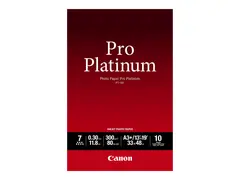 Canon Photo Paper Pro Platinum - A3 plus (329 x 423 mm) 300 g/m² - 10 ark fotopapir - for PIXMA iP8720, IX6820, PRO-1, PRO-10, PRO-100, Pro9000, Pro9000 Mark II, Pro9500