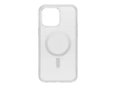 OtterBox Symmetry Series+ - Baksidedeksel for mobiltelefon med MagSafe - MagSafe-samsvar - polykarbonat, syntetisk gummi, 50 % resirkulert plast - blank - glatt design - for Apple iPhone 14 Pro Max