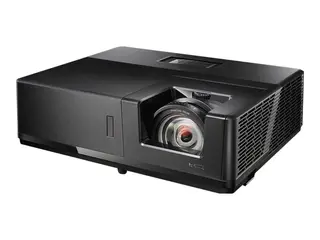 Optoma ZU606TSTe - DLP-projektor laser - 3D - 6300 ANSI-lumen - WUXGA (1920 x 1200) - 16:10 - 1080p - kortkast fast linse - svart