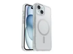 OtterBox Symmetry Series - Baksidedeksel for mobiltelefon for MagSafe - polykarbonat, syntetisk gummi - blank - for Apple iPhone 15