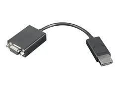 Lenovo - Videokonverter - DisplayPort VGA - svart - for ThinkCentre M75t Gen 2; M80s Gen 3; M90a Gen 3; M90q Gen 2; M90t Gen 3; ThinkCentre neo 70