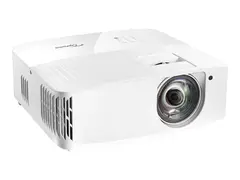 Optoma 4K400STx - DLP-projektor 3D - 4000 lumen - 3840 x 2160 - 16:9 - 4K - kortkast fast linse