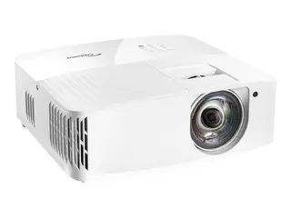 Optoma 4K400STx - DLP-projektor - 3D - 4000 lumen 3840 x 2160 - 16:9 - 4K - kortkast fast linse