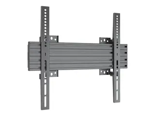 Multibrackets M Pro Series - Monteringssett (2 veggplater, 2 faste armer, skinne, 2 end caps) for LCD-skjerm - aluminium, stål - svart - skjermstørrelse: 40"-65" - veggmonterbar