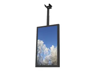 HI-ND Window - Monteringssett (hylster) for LCD-skjerm - portrett - svart - skjermstørrelse: 55" - takmonterbar - for LG 55XS2E, 55XS4J; Samsung OM55N-S