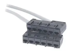 APC Data Distribution Cable - Nettverkskabel TAA-samsvar - RJ-45 (hunn) til RJ-45 (hunn) - 1.5 m - UTP - CAT 5e - riser - grå