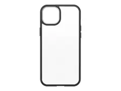 OtterBox React Series - Baksidedeksel for mobiltelefon polykarbonat, syntetisk gummi - svart krystall (klar/svart) - for Apple iPhone 14 Plus, 15 Plus