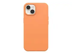 OtterBox Symmetry Series - Baksidedeksel for mobiltelefon MagSafe-samsvar - polykarbonat, syntetisk gummi - sunstone (orange) - for Apple iPhone 15 Pro