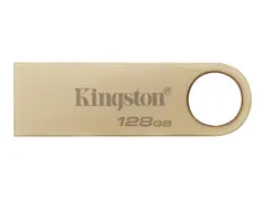 Kingston DataTraveler SE9 G3 - USB-flashstasjon 128 GB - USB 3.2 Gen 1 - gull