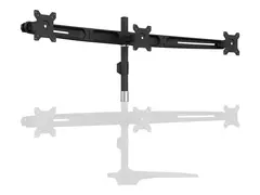 Multibrackets M VESA Desktopmount Triple Arm Expansion Kit Monteringskomponent (monteringsarm for tredobbelt skjerm) - for 3 LCD-skjermer - svart - skjermstørrelse: 15"-24"