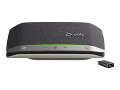 Poly Sync 20+ - Smart høyttalertelefon Bluetooth - trådløs, kablet - USB-C via Bluetooth-adapter - sølv